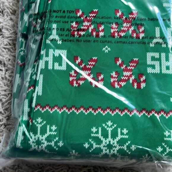 NIP Mens Greensource CHRISTMAS PARTY 3 Piece Suit Set Green Merry Christmas Ya F - Picture 7 of 8